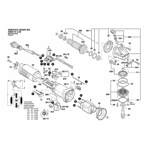 Bosch GWS 9-125 (0601G91000-EU)